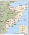Detailed political and administrative map of Somalia. Somalia detailed ...