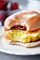 Bacon Egg Cheese Bagel Sandwich Meal Prep Recipe - The Gunny Sack