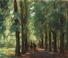 Max Liebermann (1847 - 1935) Zwei Reiter in der Allee bei Sakrow, 1924 ...