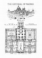 El Escorial, San Lorenzo de El Escorial, near Madrid: plan and ...