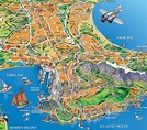 Capetown Tourist Map - Capetown South Africa • mappery