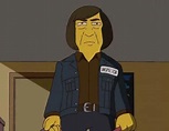 Anton Chigurh Simpsons Art No Country For Old Men | Geek movies, Cult ...
