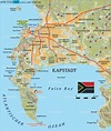 Map of Cape Town (City in South Africa) | Welt-Atlas.de