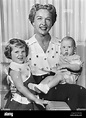 Bonita Granville Wrather with her children Linda Wrather and ...