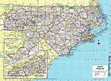 North Carolina Printable Map