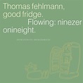 Thomas Fehlmann – Good Fridge. Flowing: Ninezeronineight. (1998, CD ...