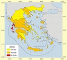 Greece Earthquake Map