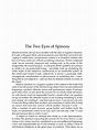 Kolakowski-The Two Eyes of Spinoza | PDF | Free Will | Baruch Spinoza