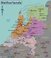 Map of the Netherlands (Touristic Map) : Worldofmaps.net - online Maps ...
