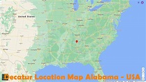 Decatur Alabama Carte et Image Satellite