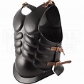 Black Steel Muscle Cuirass - HW-700706 by Medieval Armour, Leather ...