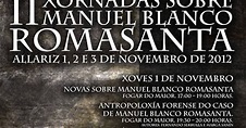 DIARIO DE UN MÉDICO DE GUARDIA: II Xornadas sobre Manuel Blanco ...
