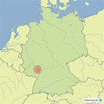StepMap - Worms - Landkarte für Deutschland