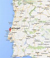 Where is Obidos map Portugal