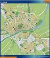 mapa Lleida | Mapas de Cataluña de comarcas