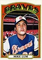 Mike Lum 1972 | Atlanta braves, Braves, Baseball cards