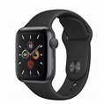 Apple Watch Space Gray Aluminum Case with Black Sport Band 44mm Series ...