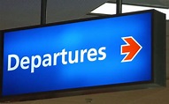 Departure-sign