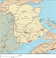 New Brunswick Map - Detailed Map of New Brunswick | New brunswick map ...