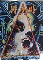 DEF LEPPARD Hysteria FLAG CLOTH POSTER WALL TAPESTRY BANNER CD Hard Rock