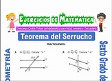 Ejercicios de Teorema del Serrucho para Sexto grado de Primaria