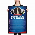Sir Robert Peel's 9 Principles of Policing Modern Poster