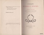 SONNETS, POÈMES et POÉSIES. Nouvelle édition complète, revue, corrigée ...