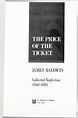 The Price of the Ticket: Collected Nonfiction.1948-1985. - Raptis Rare ...