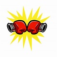 Boxing Gloves Punching Clipart - Clipart