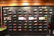 Nike - sports shoe wall retail display signage product communication ...