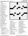Washingtonpost Sunday Crossword