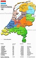 Map of Kingdom of the Netherlands | PlanetWare