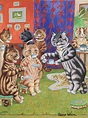 Cats Tea Party by Louis Wain: Buy fine art print
