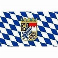 Bavaria With Crest Flag (German State Flag) 3 X 5 ft. Standard