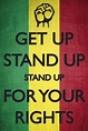 Get Up Stand Up Poster Fotos Do Bob Marley, Bob Marley Art, Reggae ...