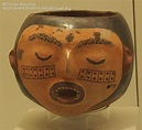Vasija ceremonial que representa cabeza trofeo (Cultura Nazca) - 52680 ...