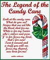 Candy Cane Poem Printable