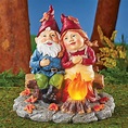 Solar Campfire Gnomes Garden Statue - Cute Autumn Gift Idea for Anyone ...