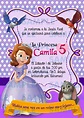The Childrens Zone Digi Designs: Invitaciones Princesa Sofía - Sophia ...