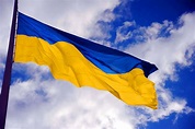 Ukraine flag waving in the air – Travel Around The World – Vacation Reviews