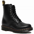 Dr Martens Serena Womens Faux Fur Lined 8-Eyelet Boots - Dark Grey