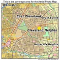 Aerial Photography Map of Cleveland Heights, OH Ohio