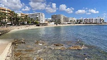 Playa de Santa Eulalia, Santa Eulària des Riu - Playas y calas de Ibiza