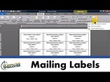 How to do a mail merge with avery labels - pointspilot