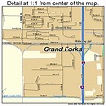 Grand Forks North Dakota Street Map 3832060