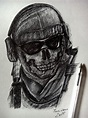 ArtStation - Ghost - Mw2 - Ballpoint pen, Musiriam Di Trapani Military ...