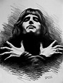 Dibujos de Freddie Mercury | Los mejores retratos de Queen a Lápiz