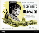 Macbeth (1948) 02 - póster de película Fotografía de stock - Alamy
