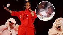 Rihanna aparece embarazada en la Super Bowl 2023, a los nueve meses de ...