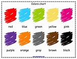 Free Printable Color Chart | Template Business PSD, Excel, Word, PDF